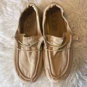 Beige HeyDude Wendy Size 8
